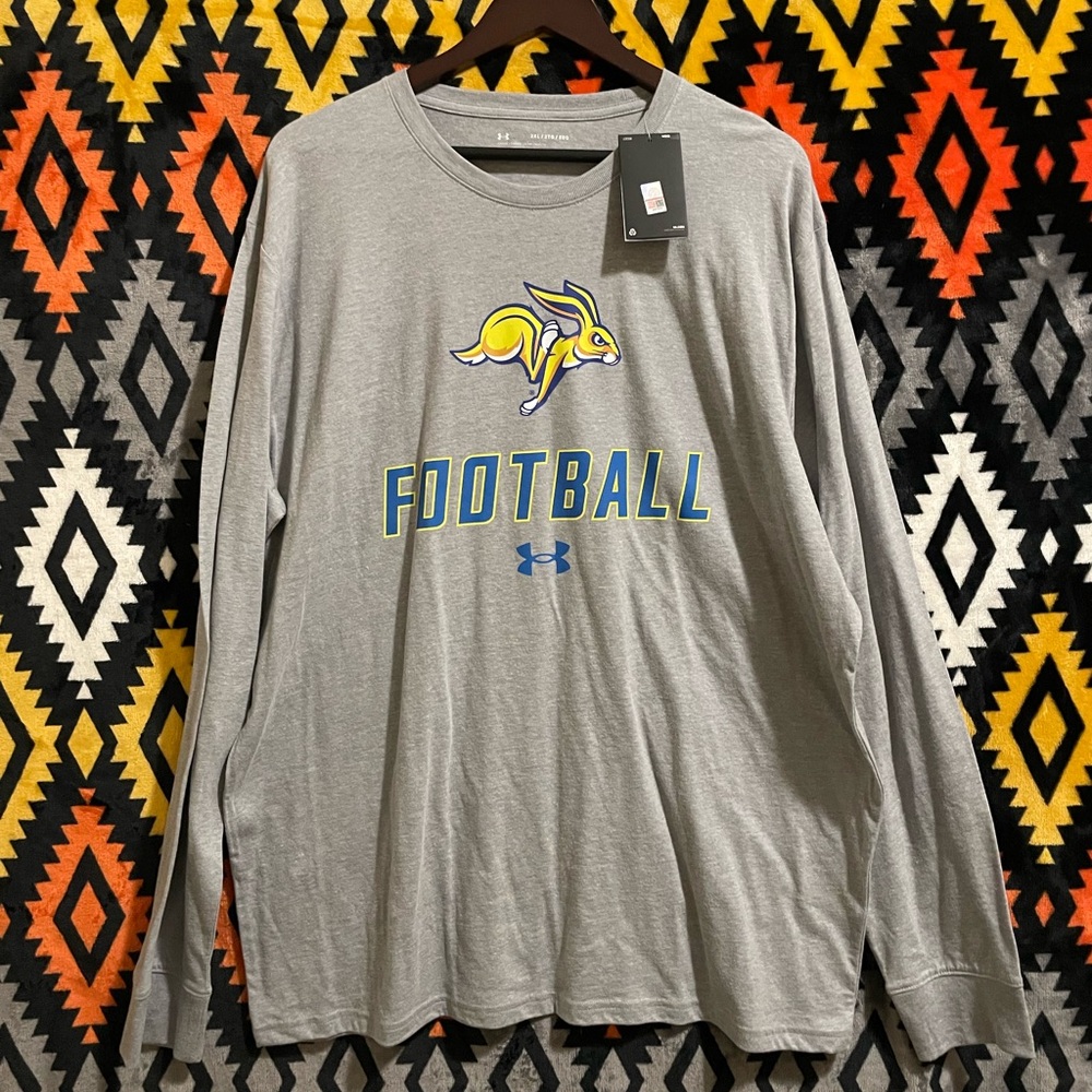 NWT South Dakota State Jackrabbits Under Armour Football Performance Shirt XXL